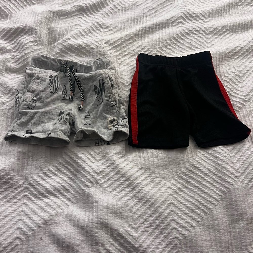18 month boys bundle of shorts, 2 pairs